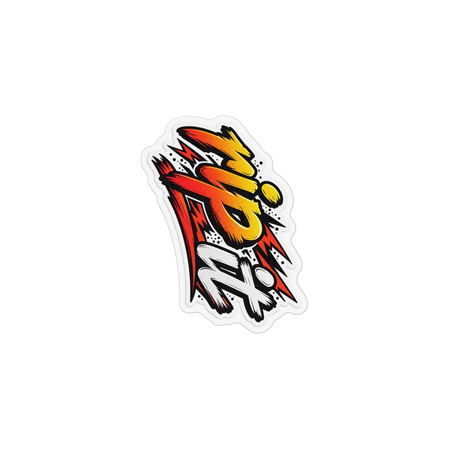 Red "Rip It" lightning  Magnet