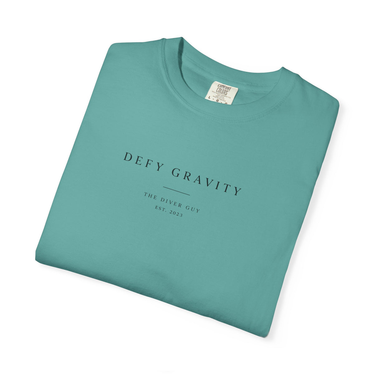 Minimal 'Defy Gravity' Graphic T-Shirt