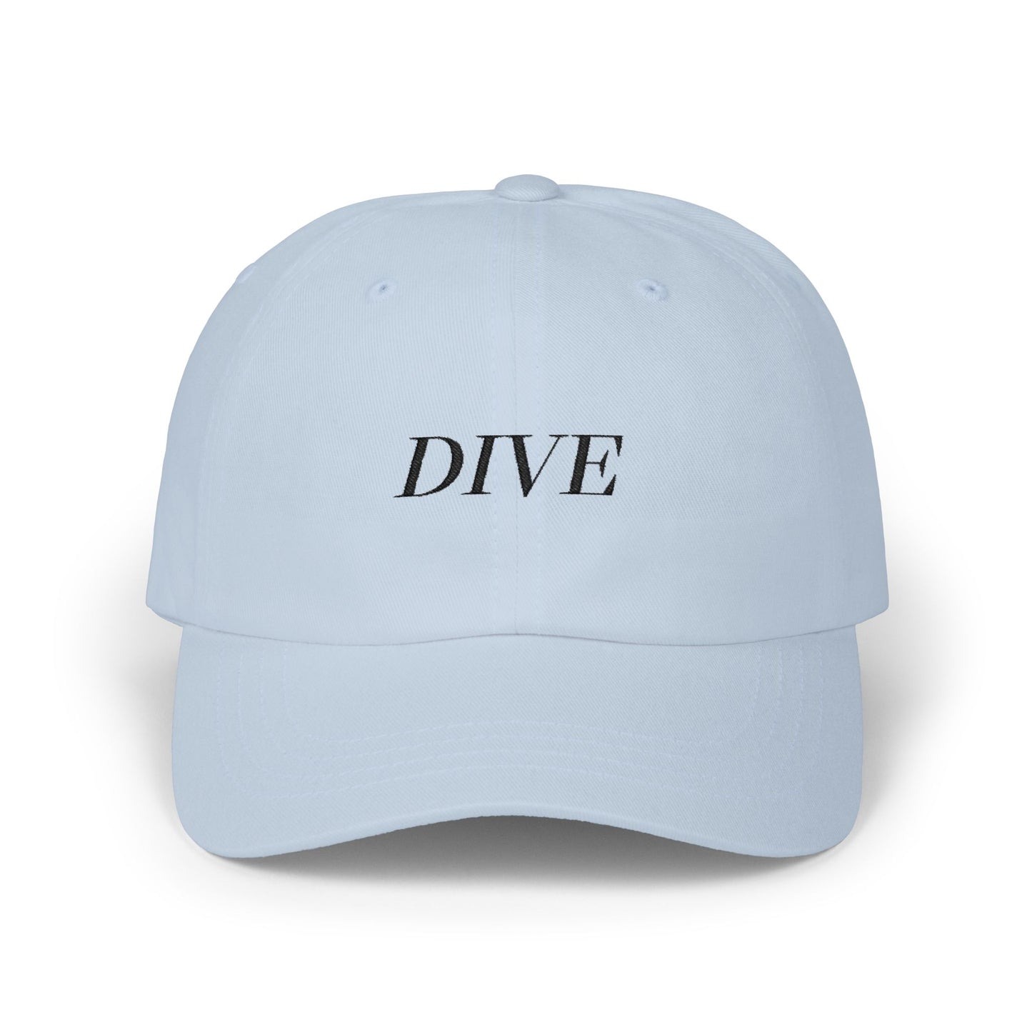 "DIVE" Embroidered Minimalist Hat