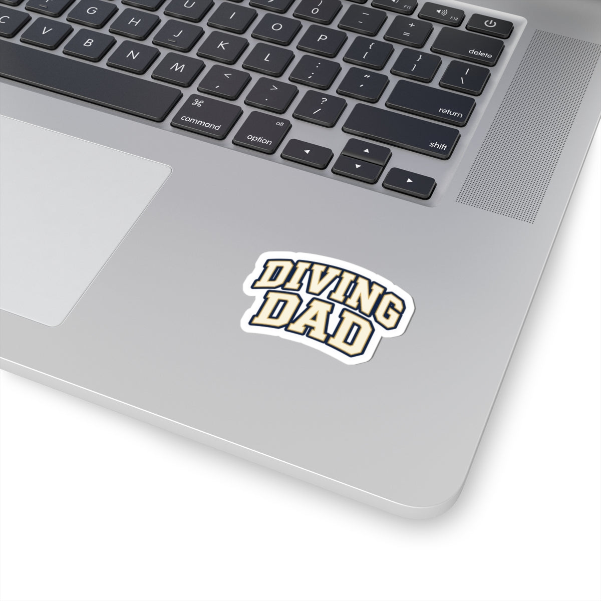 Diving Dad Sticker — Retro Waterproof Kiss-Cut Sticker