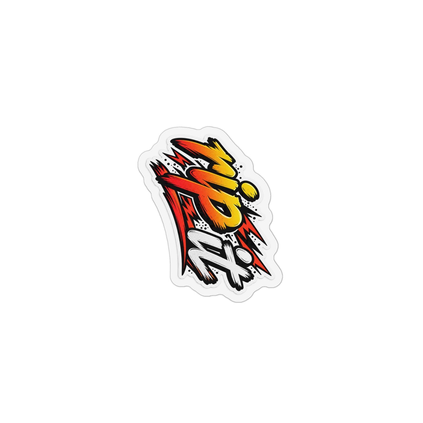 Red "Rip It" lightning  Magnet