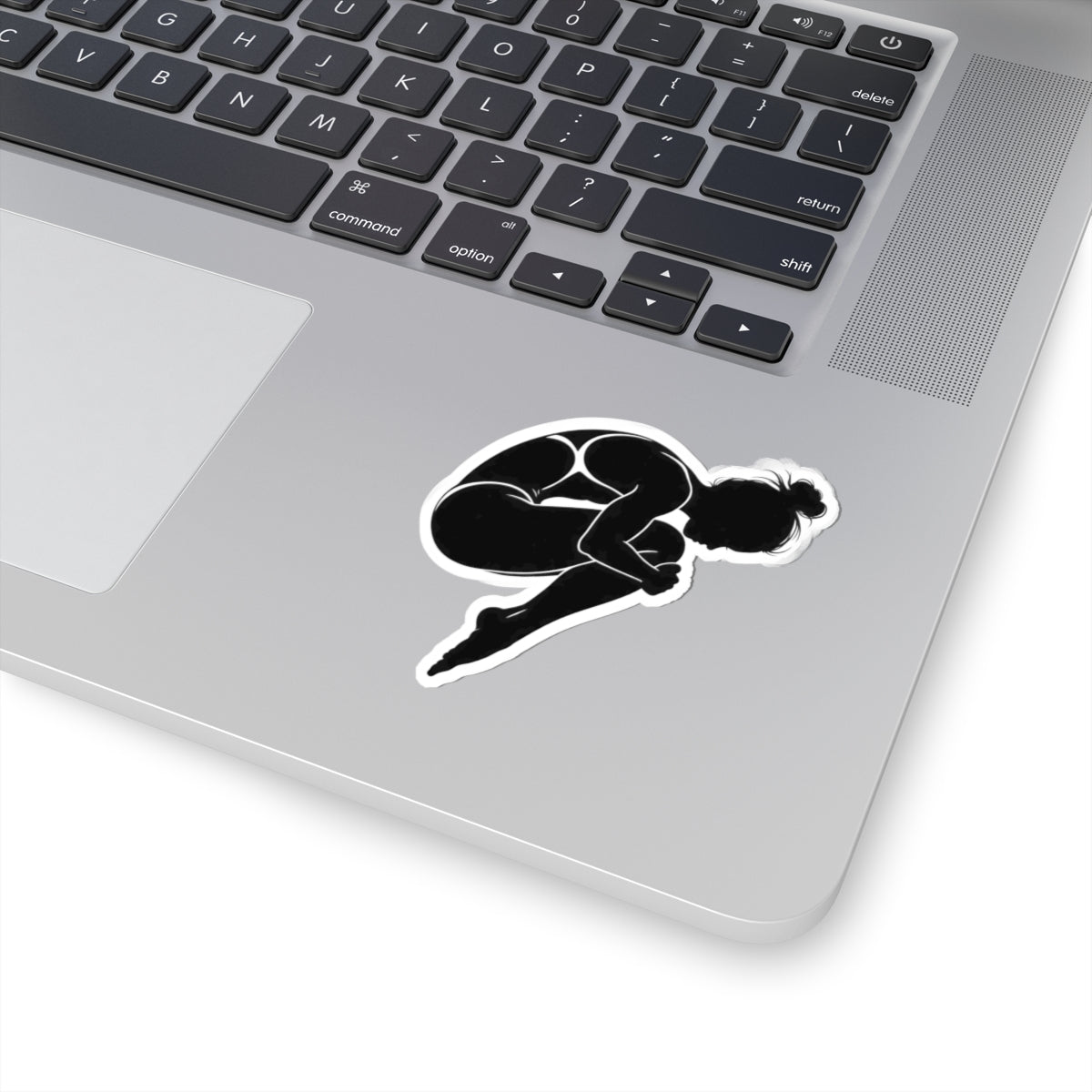 Silhouette Diver Tuck Kiss-Cut Sticker
