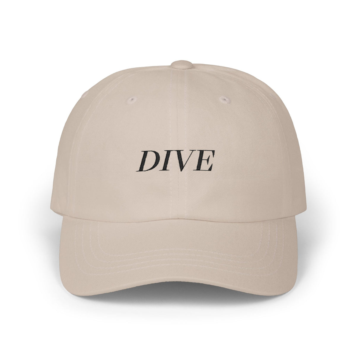 "DIVE" Embroidered Minimalist Hat