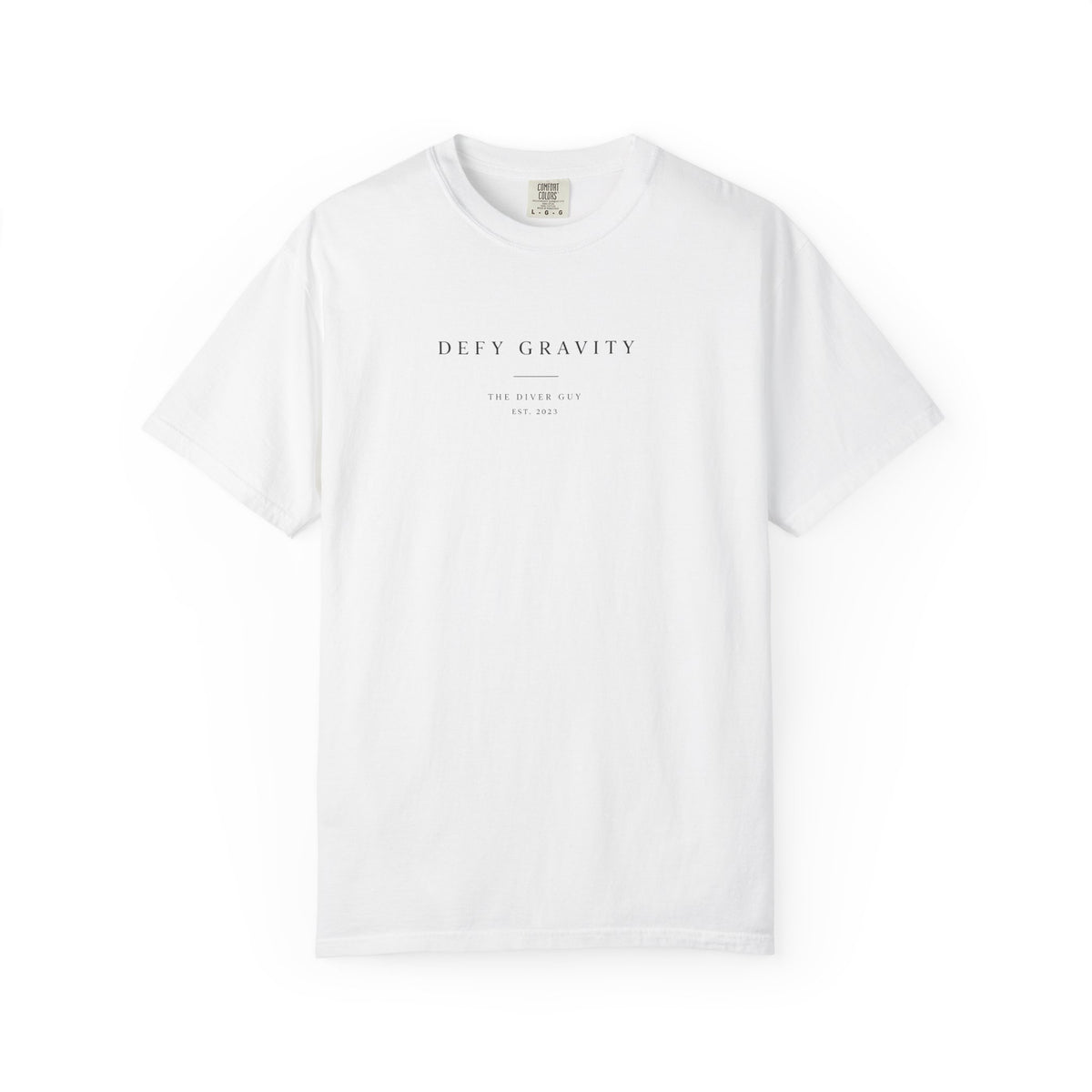 Minimal 'Defy Gravity' Graphic T-Shirt