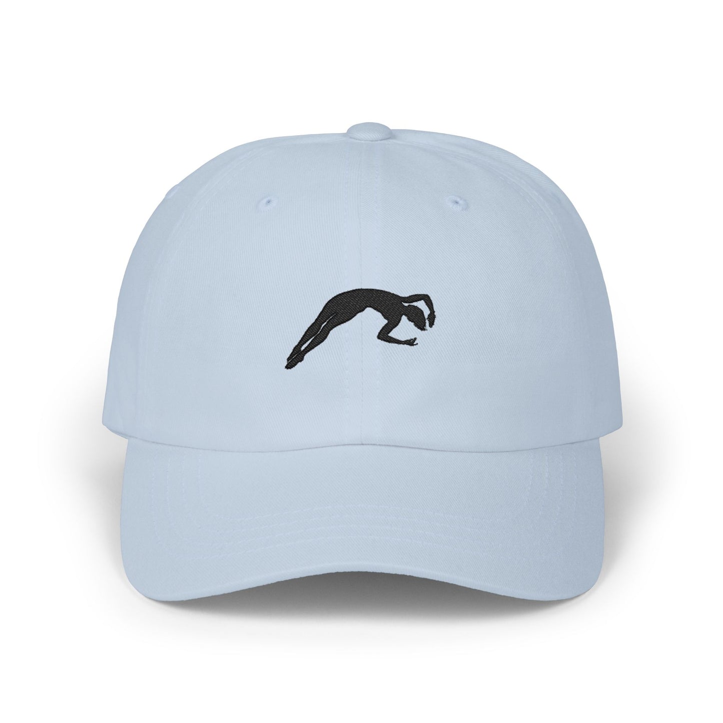 Minimalist Diving Silhouette - Starting Twist - Embroidered Hat