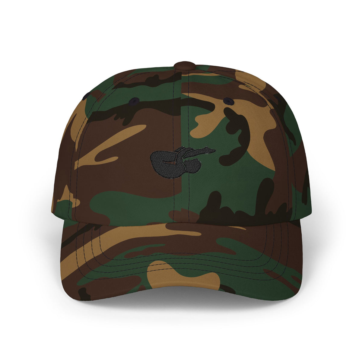 Diver mid flip - Embroidered Hat Design