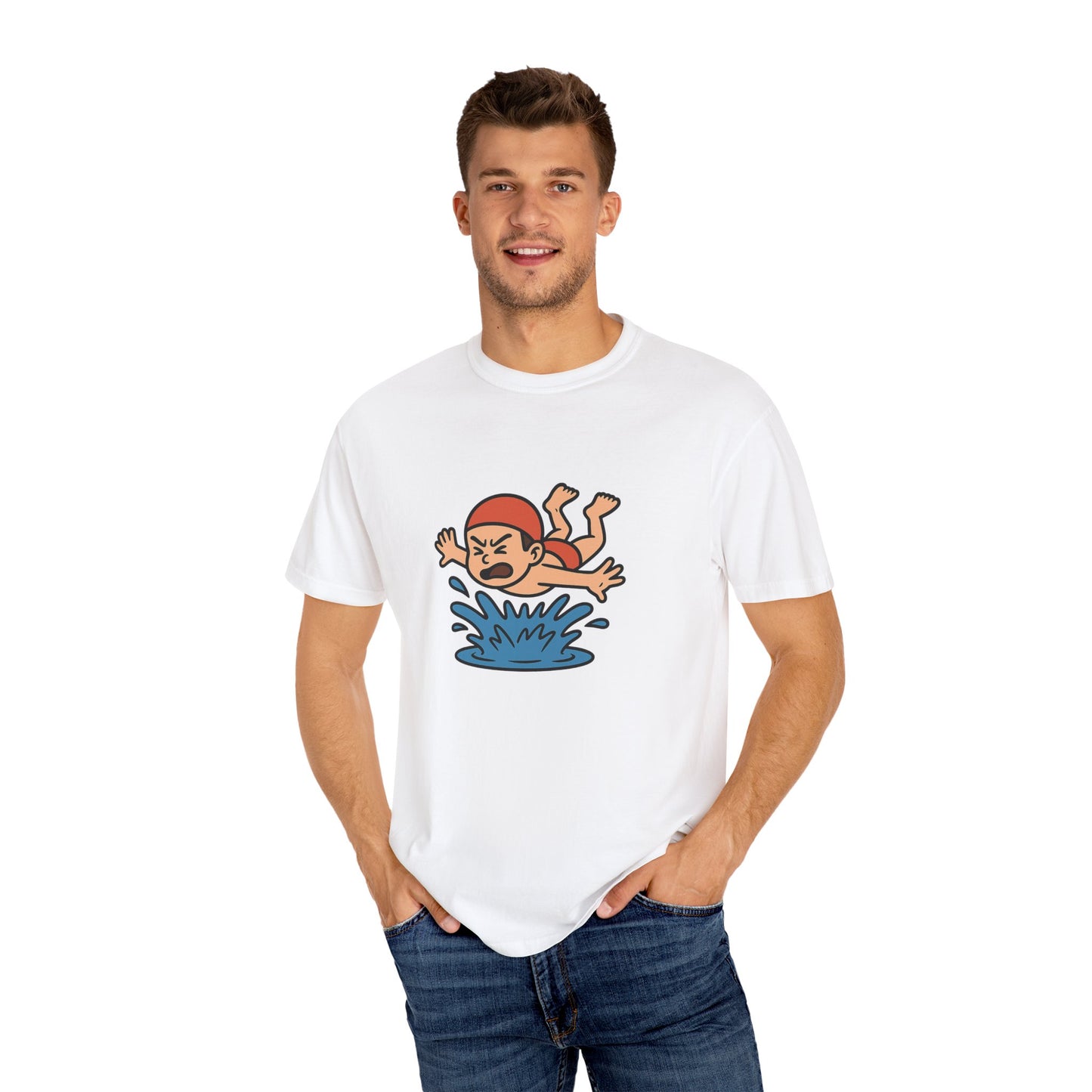 Smack Time Playful Dive Unisex T-Shirt, Gift for Kids, Casual Tee