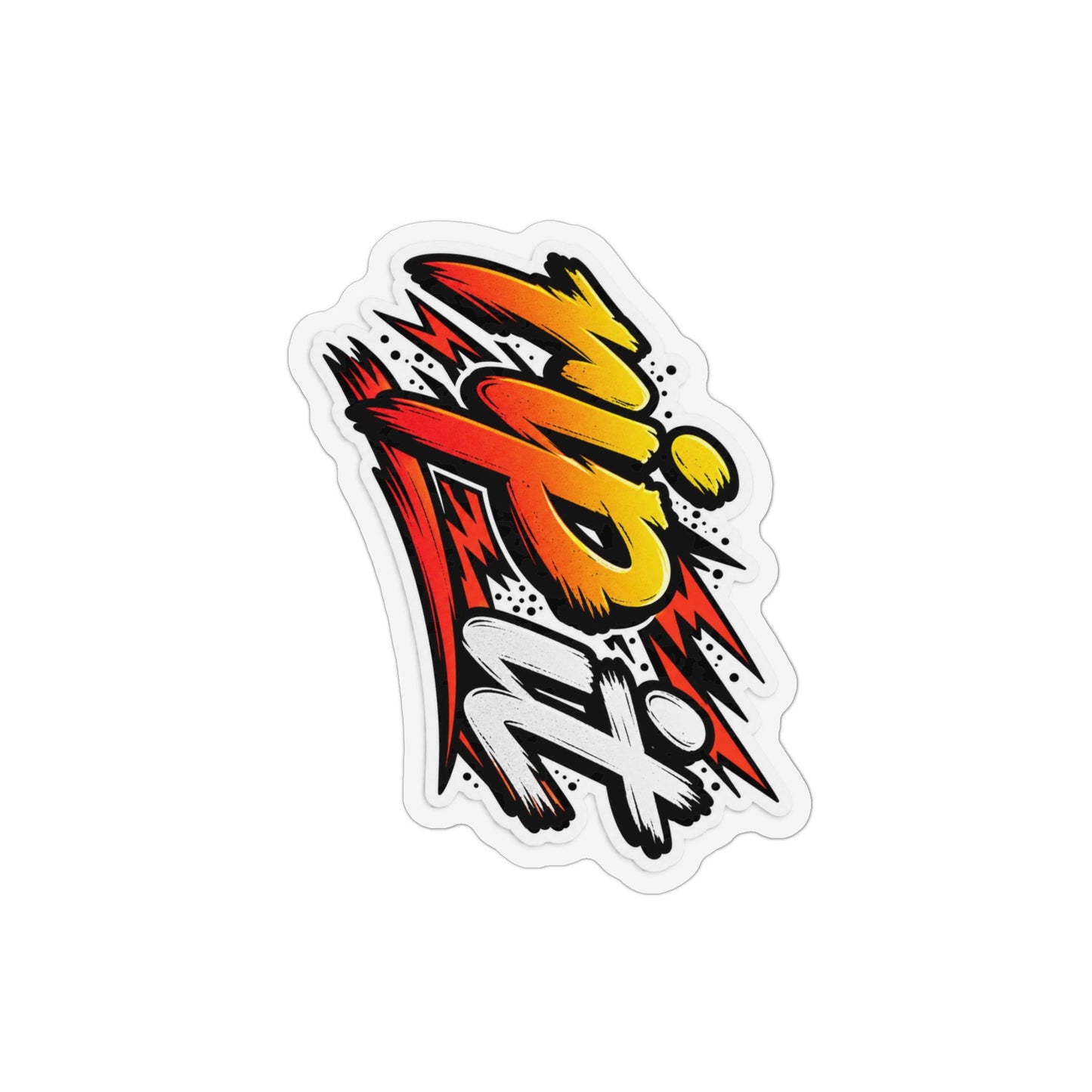Red "Rip It" lightning  Magnet