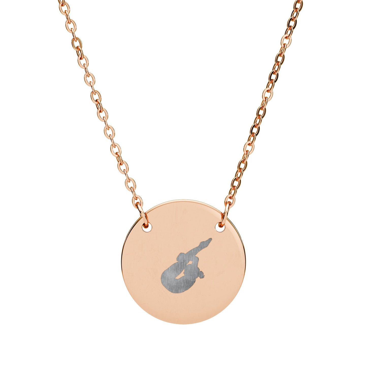 Engraved Diver Pike Necklace
