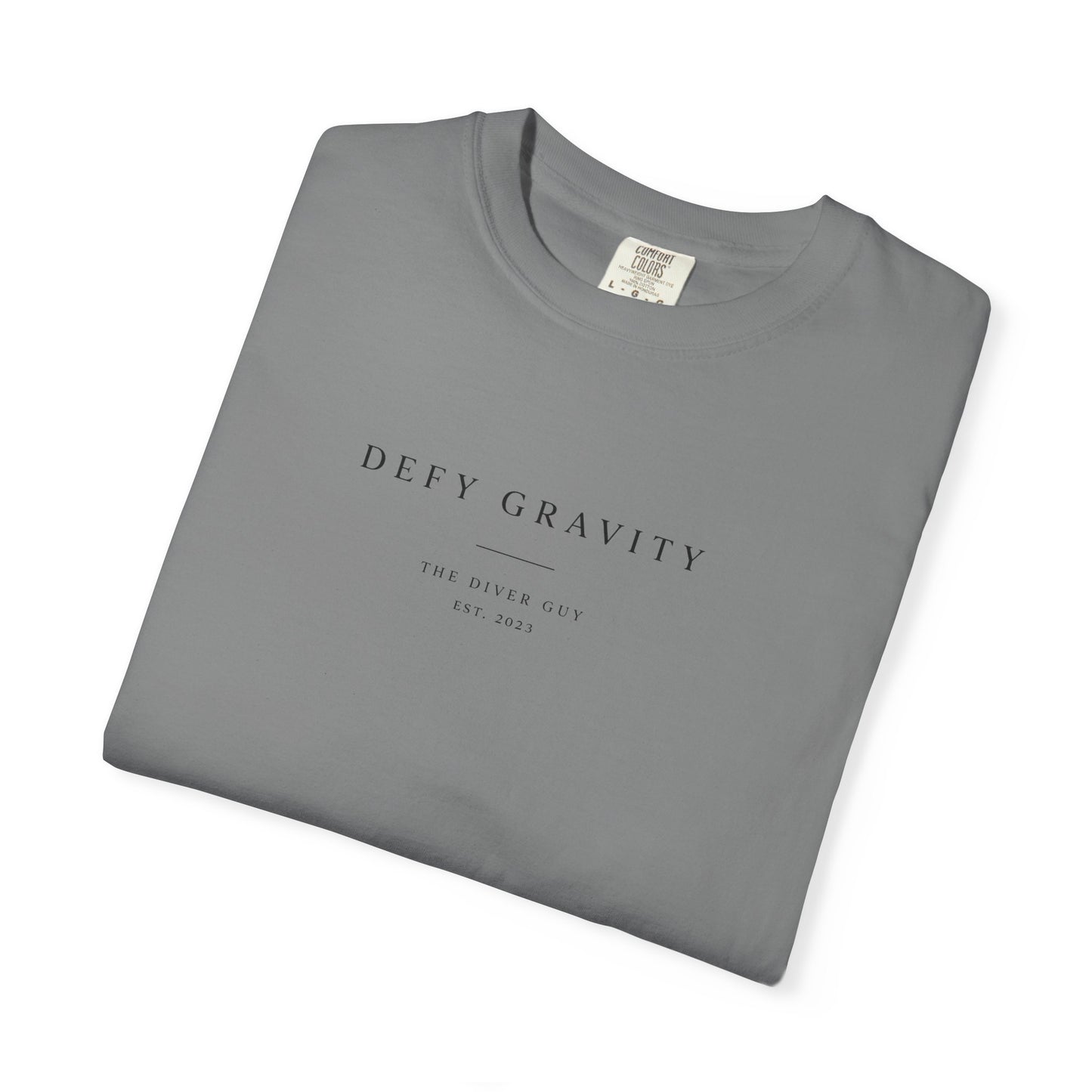 Minimal 'Defy Gravity' Graphic T-Shirt