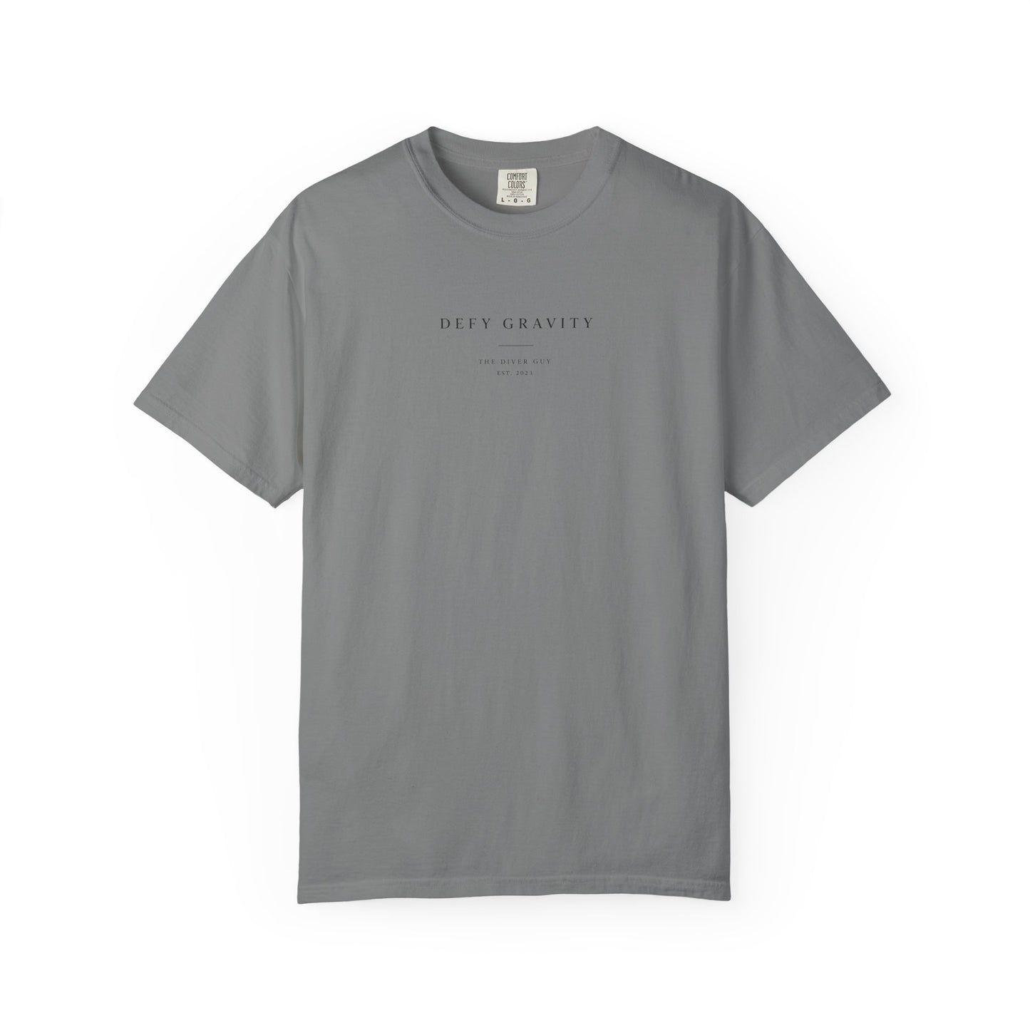 Minimal 'Defy Gravity' Graphic T-Shirt