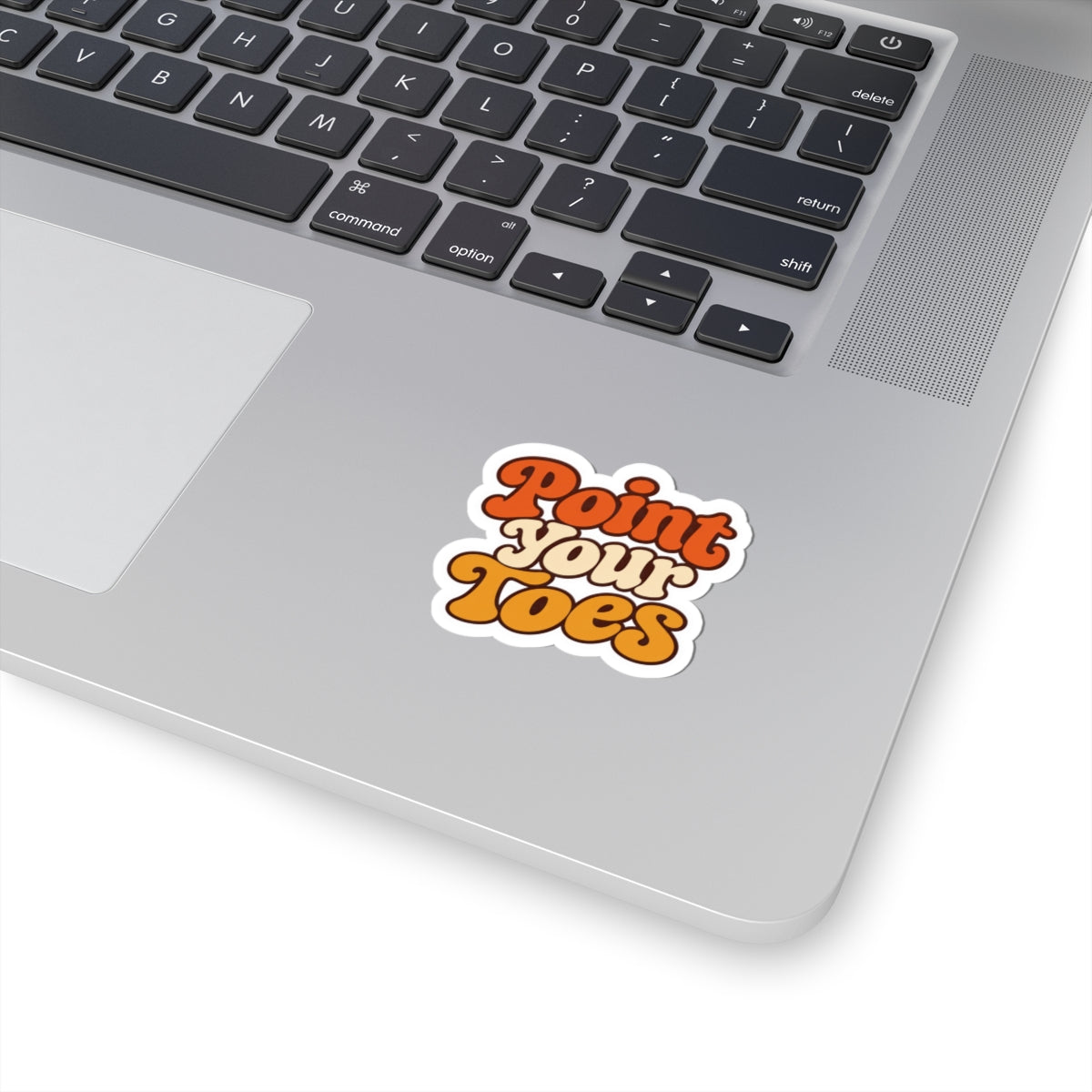 Point Your Toes Retro Sticker