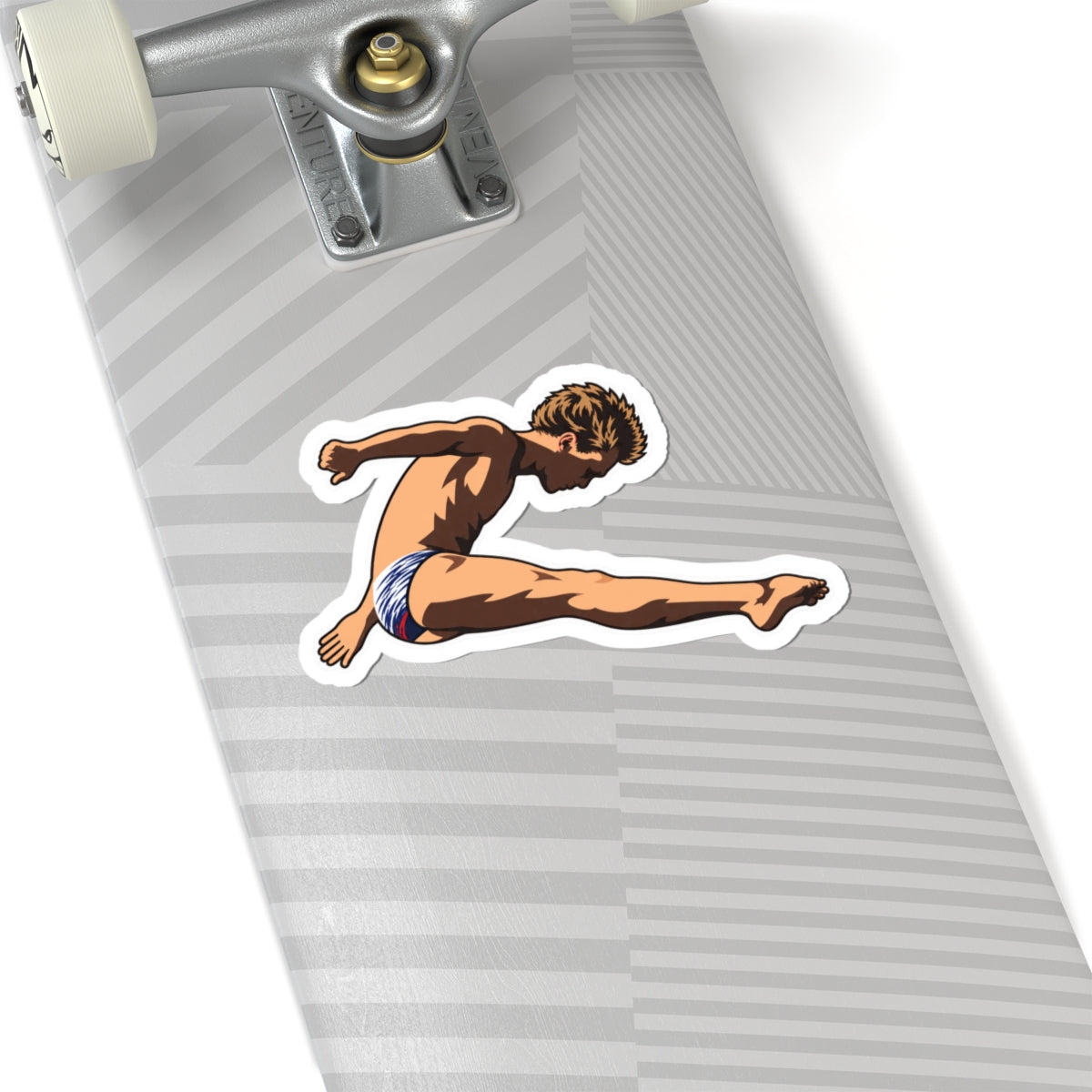 Diver mid-pike Sticker