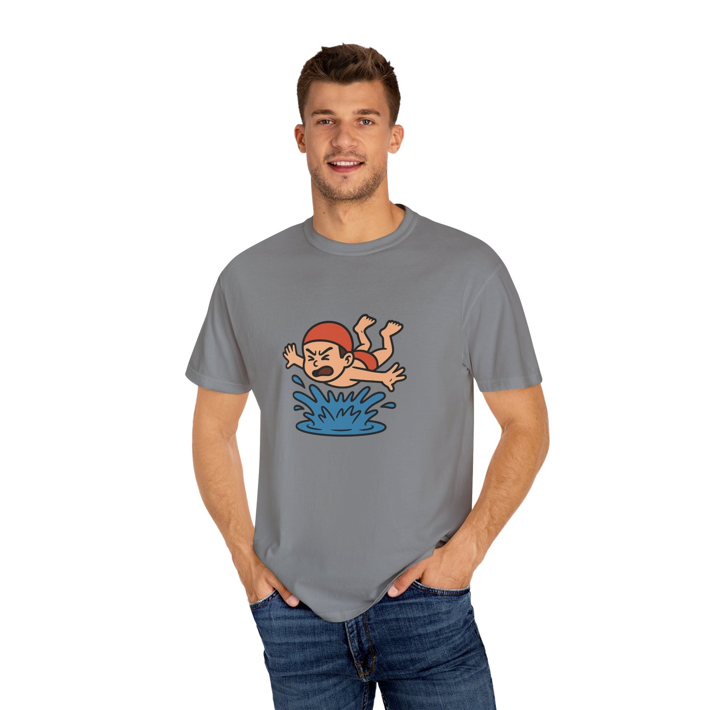 Smack Time Playful Dive Unisex T-Shirt, Gift for Kids, Casual Tee