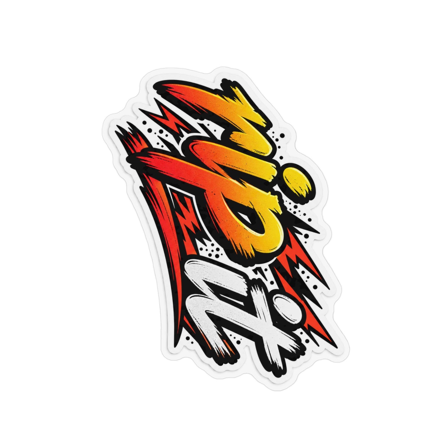 Red "Rip It" lightning  Magnet