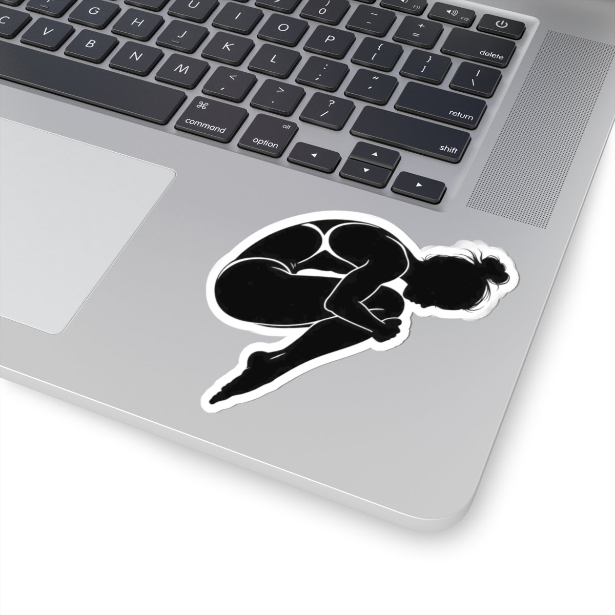 Silhouette Diver Tuck Kiss-Cut Sticker
