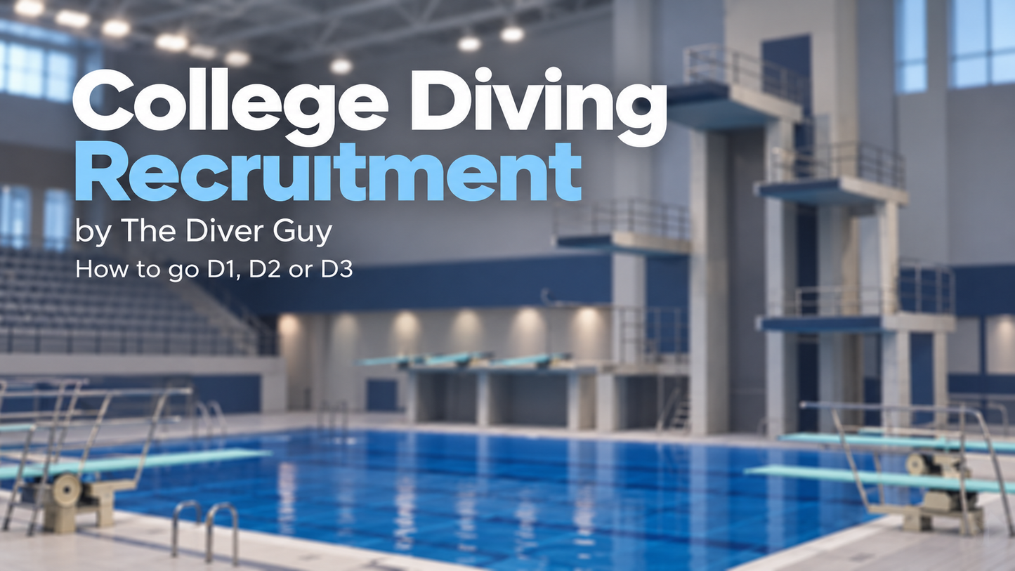 College Diving Recruitment by The Diver Guy